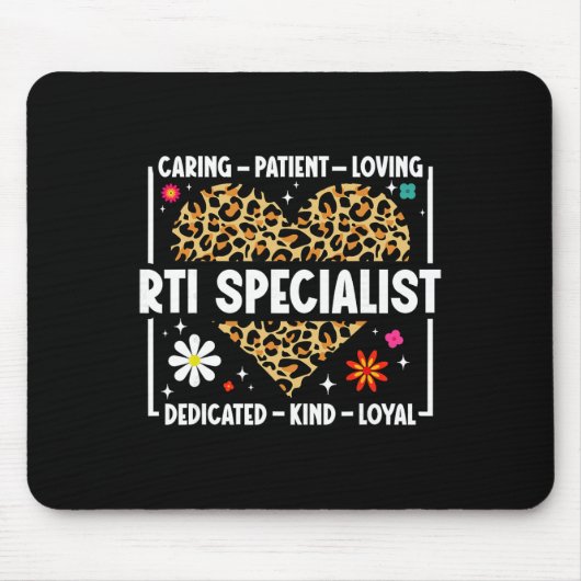 Interventionsteam Rti-Crew Rti-Lehrer Rti Spezial Mousepad (Vorne)