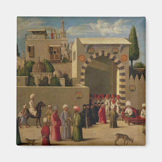 Interview des Venezianischen Botschafters Magnet (Vorne)