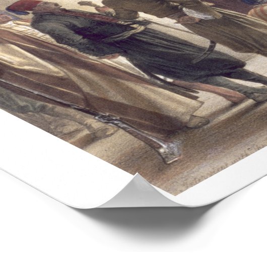 Interview mit der Vikeroy von Ägypten in seinem Pa Poster (Ecke)