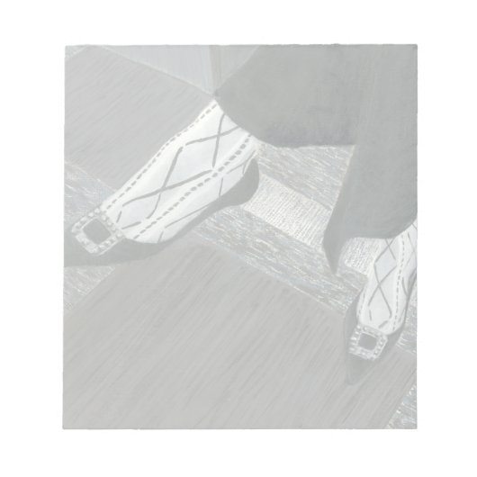 Interview Shoes Notizblock (Vorderseite)