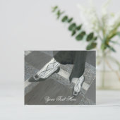 Interview Shoes Postkarte (Stehend Vorderseite)