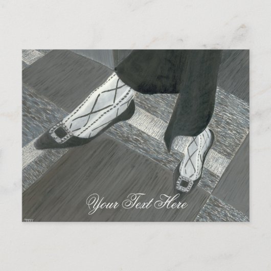 Interview Shoes Postkarte (Vorderseite)