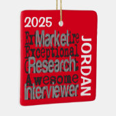 Interviewer Extraordinaire CUSTOM Keramikornament (Rechts)