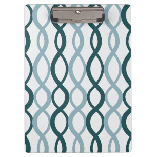 Interwoven Geometrisches Muster - Modernes Büro Klemmbrett