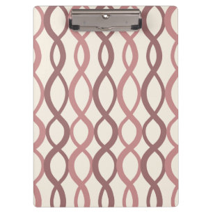 Interwoven Geometrisches Muster - Modernes Büro Klemmbrett