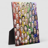 Interwoven Humanität Fotoplatte (Seite)