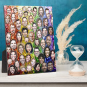 Interwoven Humanität Fotoplatte (Seite)