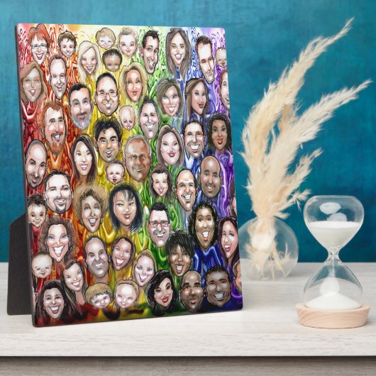 Interwoven Humanität Fotoplatte (Seite)