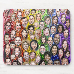 Interwoven Humanität Mousepad
