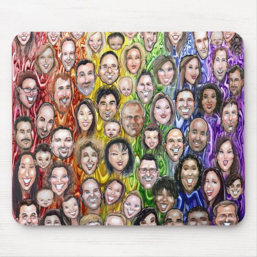 Interwoven Humanität Mousepad (Vorne)