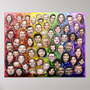 Interwoven Humanität Poster