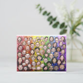 Interwoven Humanität Postkarte (Stehend Vorderseite)