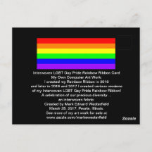 Interwoven LGBT Gay Pride Rainbow Ribbon!