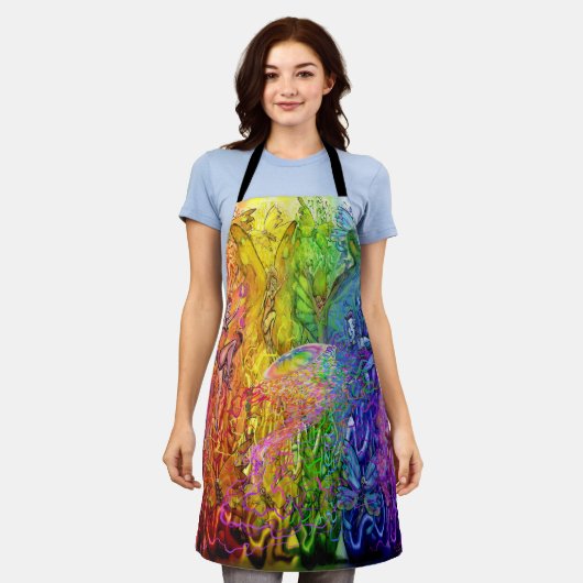 Interwoven Magic Rainbow Schürze (Getragen)