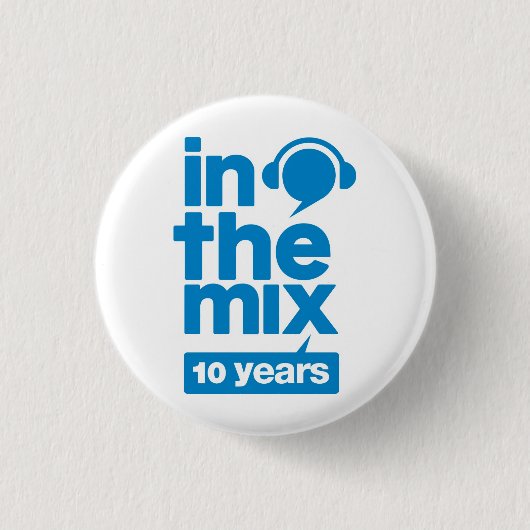 inthemix 10 Jahre Knöpfe Button (Vorderseite)
