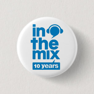 inthemix 10 Jahre Knöpfe Button