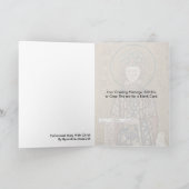 Inthronisierte Mary mit Christus durch Karte (Innenseite)