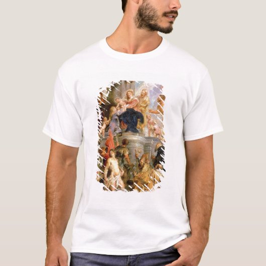 Inthronisiertes Madonna mit Kind T-Shirt (Vorderseite)