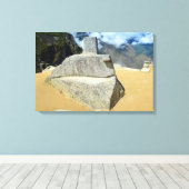 Inti Watana Stone Calendar at Machu Picchu, Peru Leinwanddruck (Insitu (Holzboden))