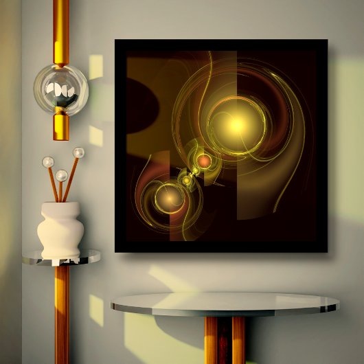 Intimale Verbindung Abstrakte überholte Canvas dru Leinwanddruck