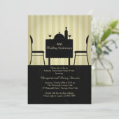 Intime Atmosphäre Einladung (Stehend Vorderseite)