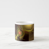 Intime Connection Abstrakt Art Espresso Tasse (Vorderseite)