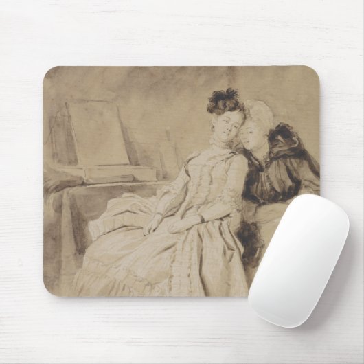 Intime Gespräche von Fragonard Mousepad (Mit Mouse)