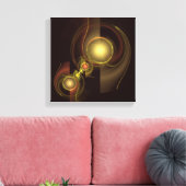 Intime Verbindung Abstrakt Schwarz/Weiß Leinwanddruck (Insitu (Wohnzimmer))