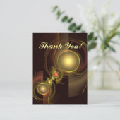 Intime Verbindung Danke Postkarte (Stehend Vorderseite)