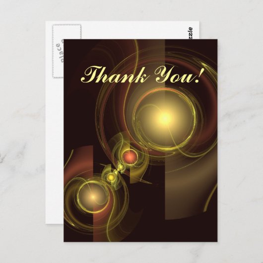 Intime Verbindung Danke Postkarte (Vorne/Hinten)