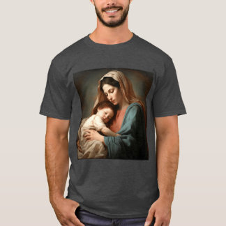 Intimes Gemälde der Mutterschaft mit sanfter Wärme T-Shirt