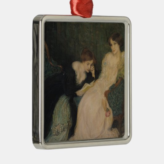 Intimität Silbernes Ornament (Rechts)