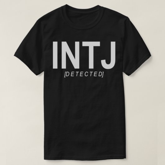 INTJ 16 PERSONALITÄTEN T-Shirt (Design vorne)