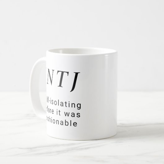 INTJ Coffee Tasse (Vorderseite Links)