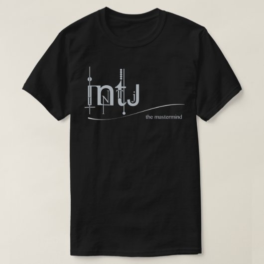 INTJ Das marktbeherrschende MBTI-Logo T-Shirt (Design vorne)