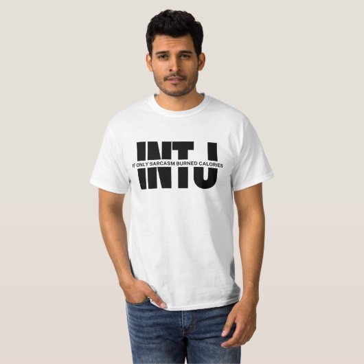INTJ denkt MBTI Spaß INTJ Zitat T-Shirt (Vorne ganz)