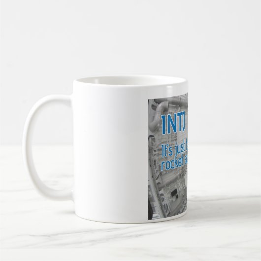 INTJ "es ist gerade grundlegende Kaffeetasse (Links)