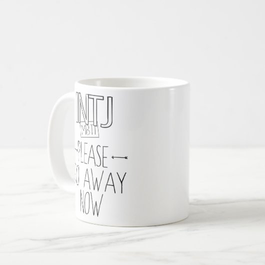 INTJ Genies Kaffeetasse (Vorderseite Links)