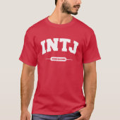 INTJ - Hochschulstil T-Shirt (Vorderseite)