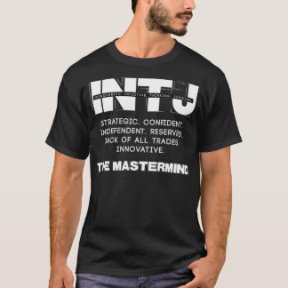 INTJ Mastermind Light Text T-Shirt