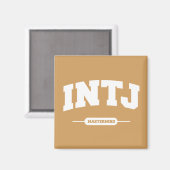 INTJ - Mastermind - Universitätsstil Magnet (Vorderseite/Rückseite)