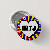 INTJ MBTI 3 cm Abzeichen Button (Vorne & Hinten)