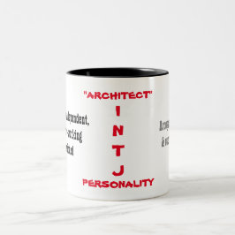 INTJ Persönlichkeits-Tasse Zweifarbige Tasse