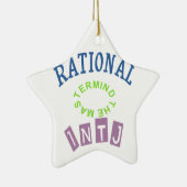 INTJ Rational-Persönlichkeit Keramik Ornament (Rechts)