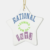 INTJ Rational-Persönlichkeit Keramik Ornament (Links)