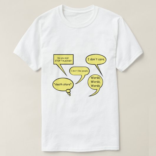 INTJ SPEECH-BUBBBLE T-Shirt (Design vorne)