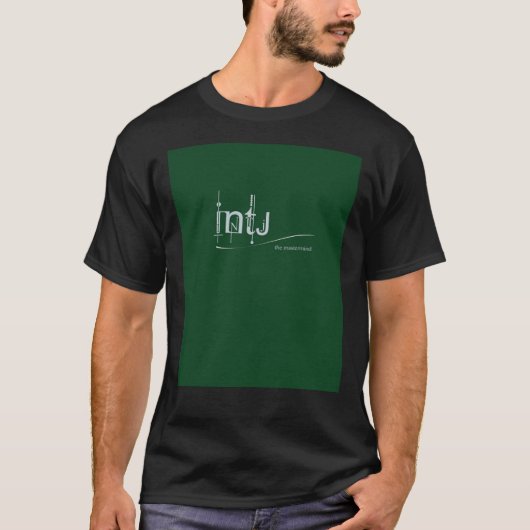 INTJ - The Mastermind MBTI Logo Graphic T - Shirt (Vorderseite)