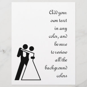 Intl Sign für Bride & Groom Flyer