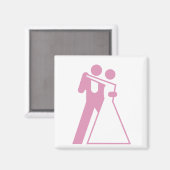Intl Sign für Bride & Groom Magnet (Vorderseite/Rückseite)