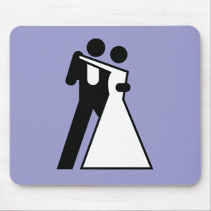 Intl Sign für Bride & Groom Mousepad